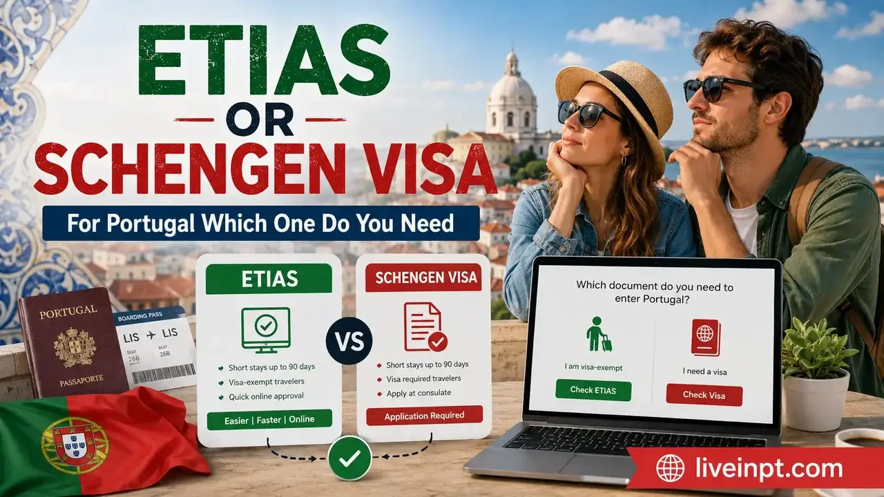 ETIAS vs Schengen visa Portugal passport documents and EU border comparison