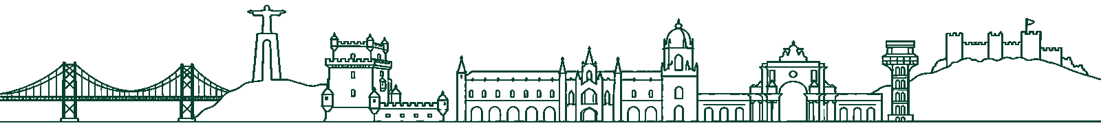 Lisbon city skyline