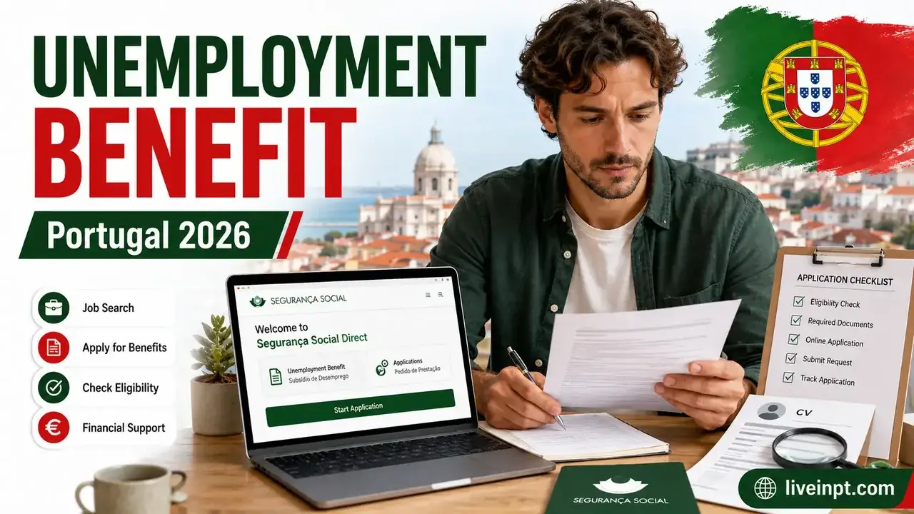 Unemployment benefit Portugal 2026 claim process and eligibility guide
